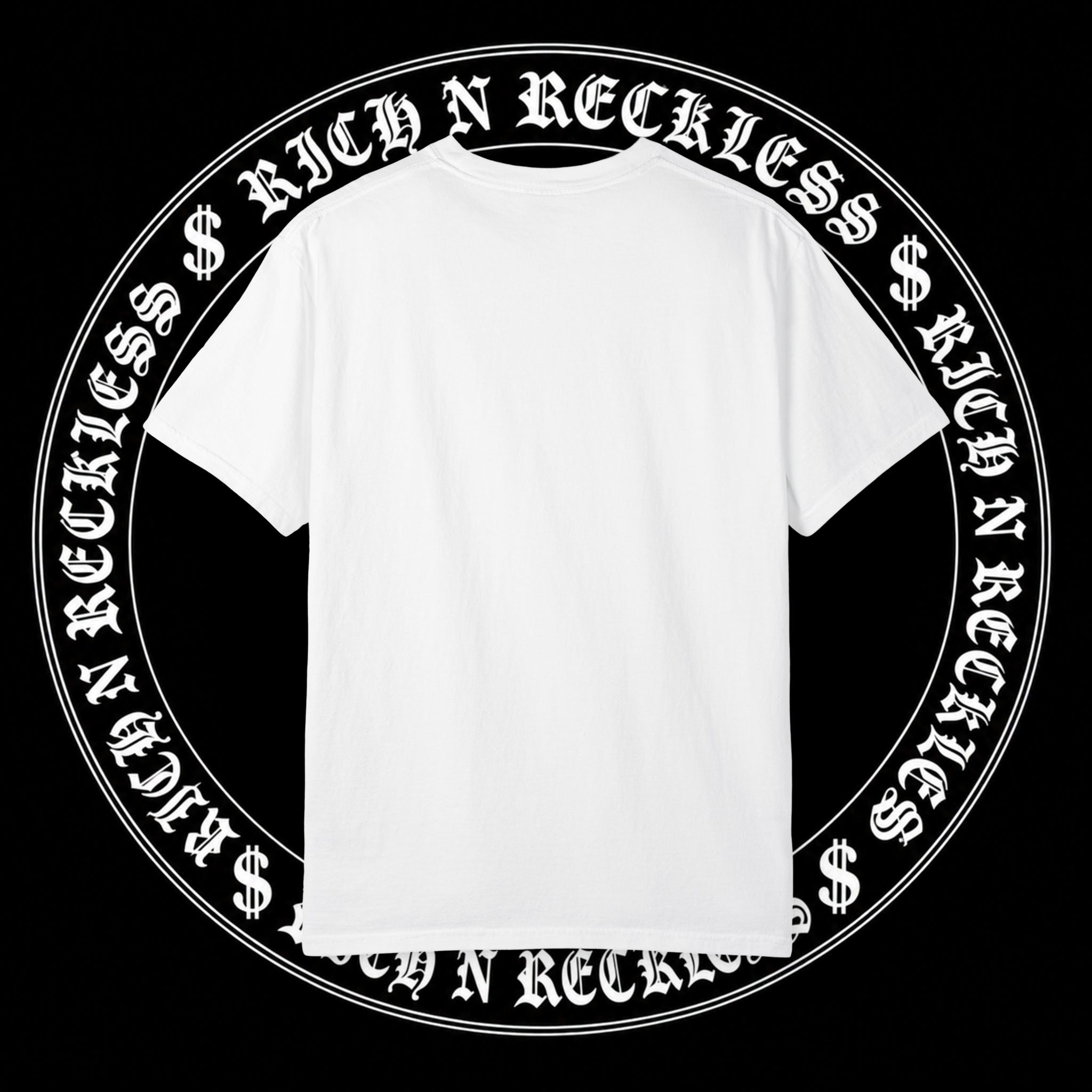 Guns & Money Graphic T-Shirt (WHITE)