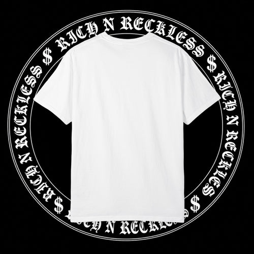 Guns & Money Graphic T-Shirt (WHITE)