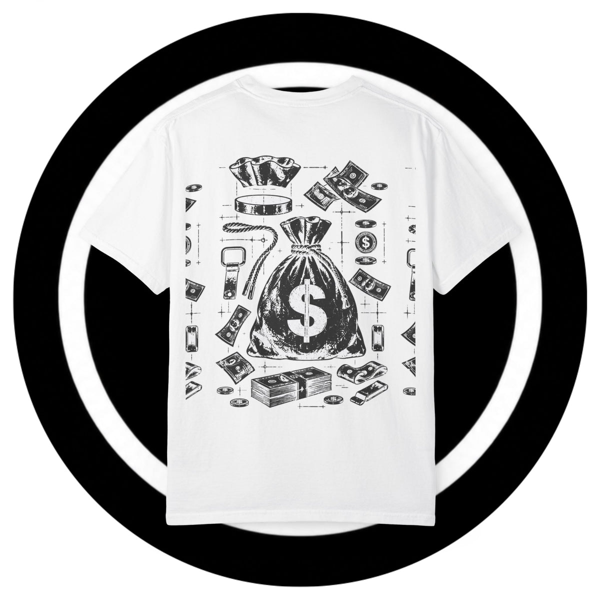 In Dollar$ We Trust Tee (WHITE)